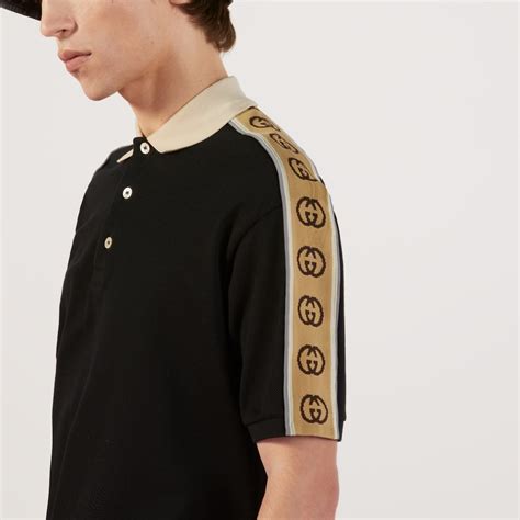 gucci piquet polo|gucci interlocking polo.